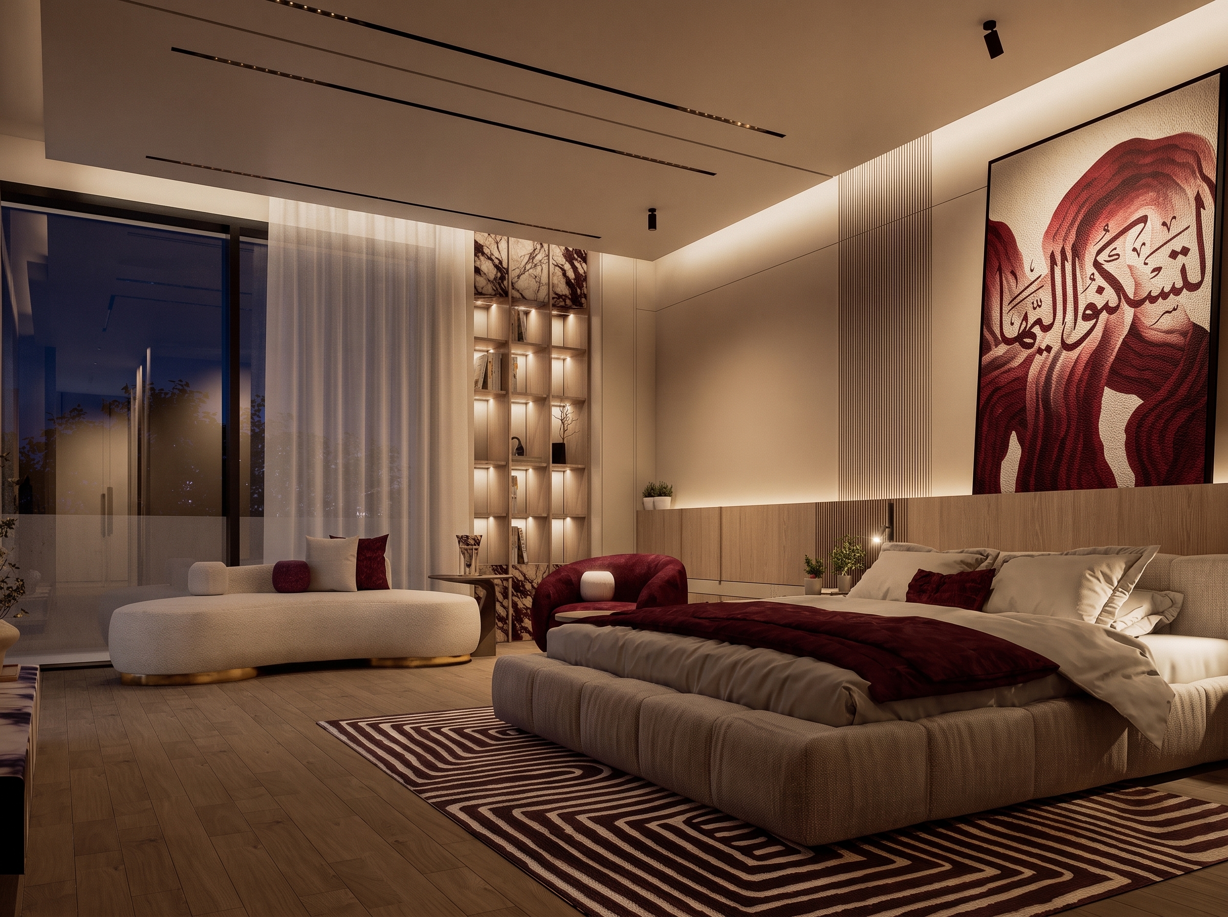 Luxury Villa Master Suite
